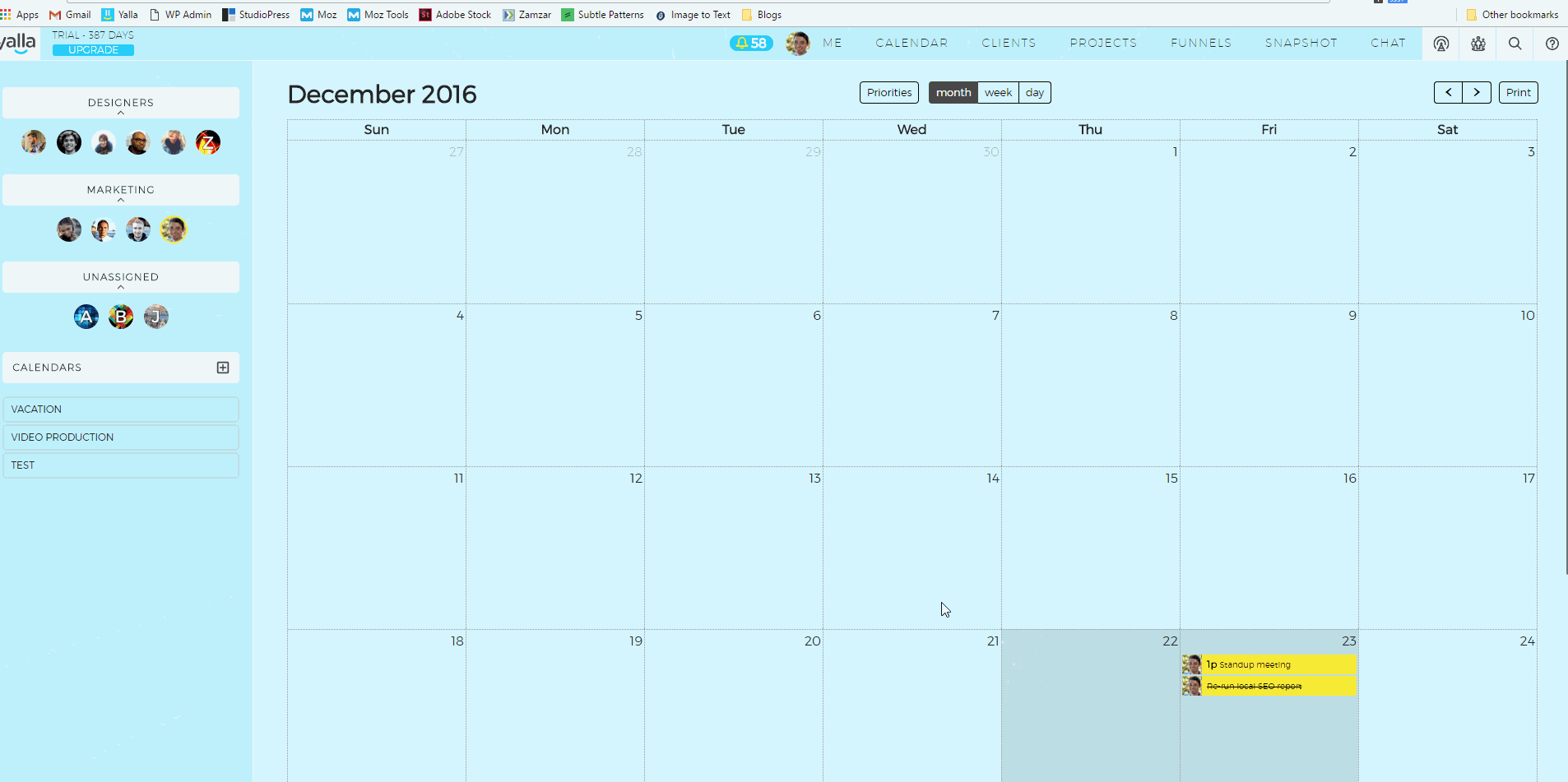 Creating Priorities From The Calendar Yalla